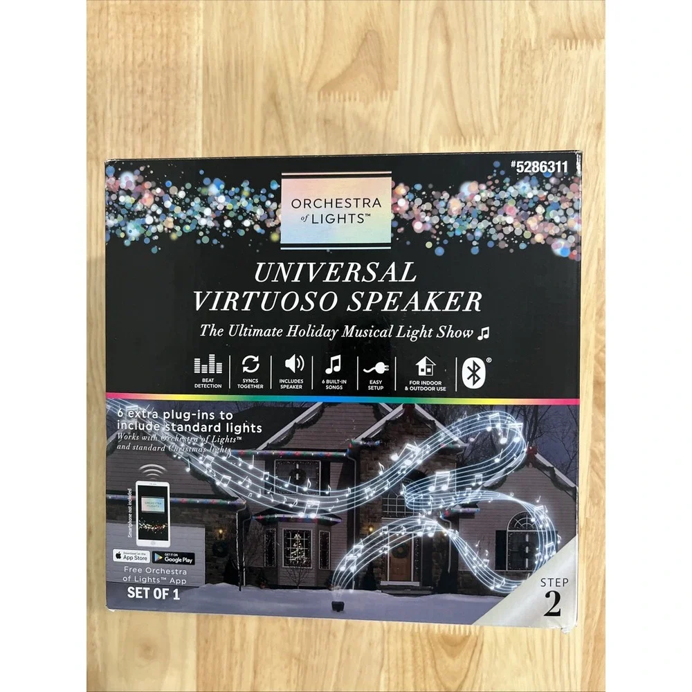 GEMMY ORCHESTRA OF LIGHTS HOLIDAY SHOW UNIVERSAL VIRTUOSO SPEAKER #5286311 NEW